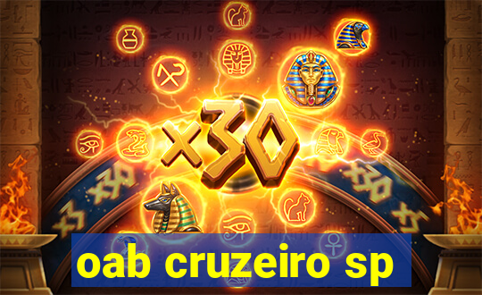 oab cruzeiro sp